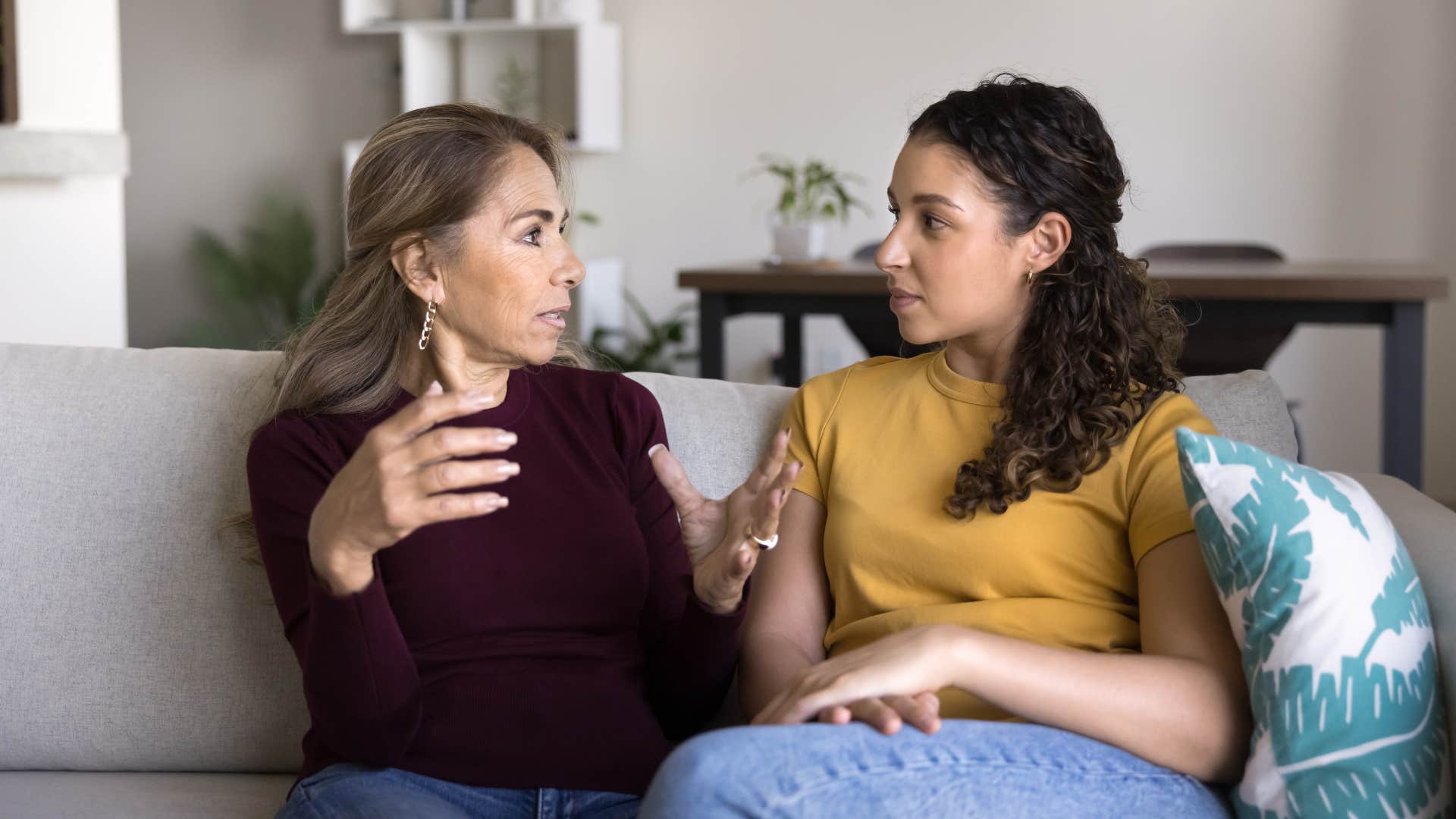mom telling daughter it could be worse for you in argument