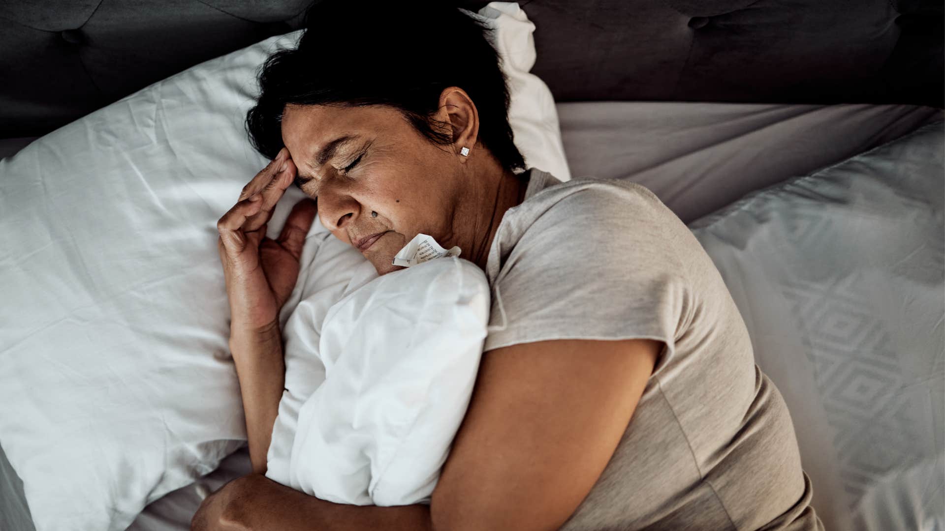 tired older person has low energy