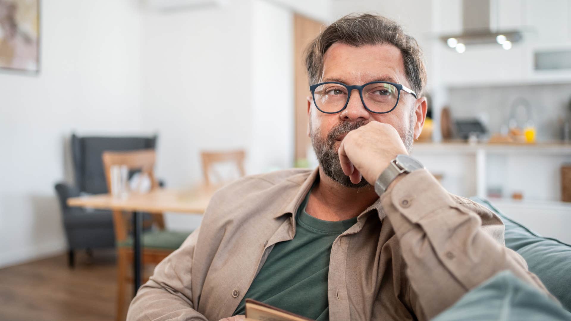 empathic man who had to turn cold to protect himself putting his needs first thinking