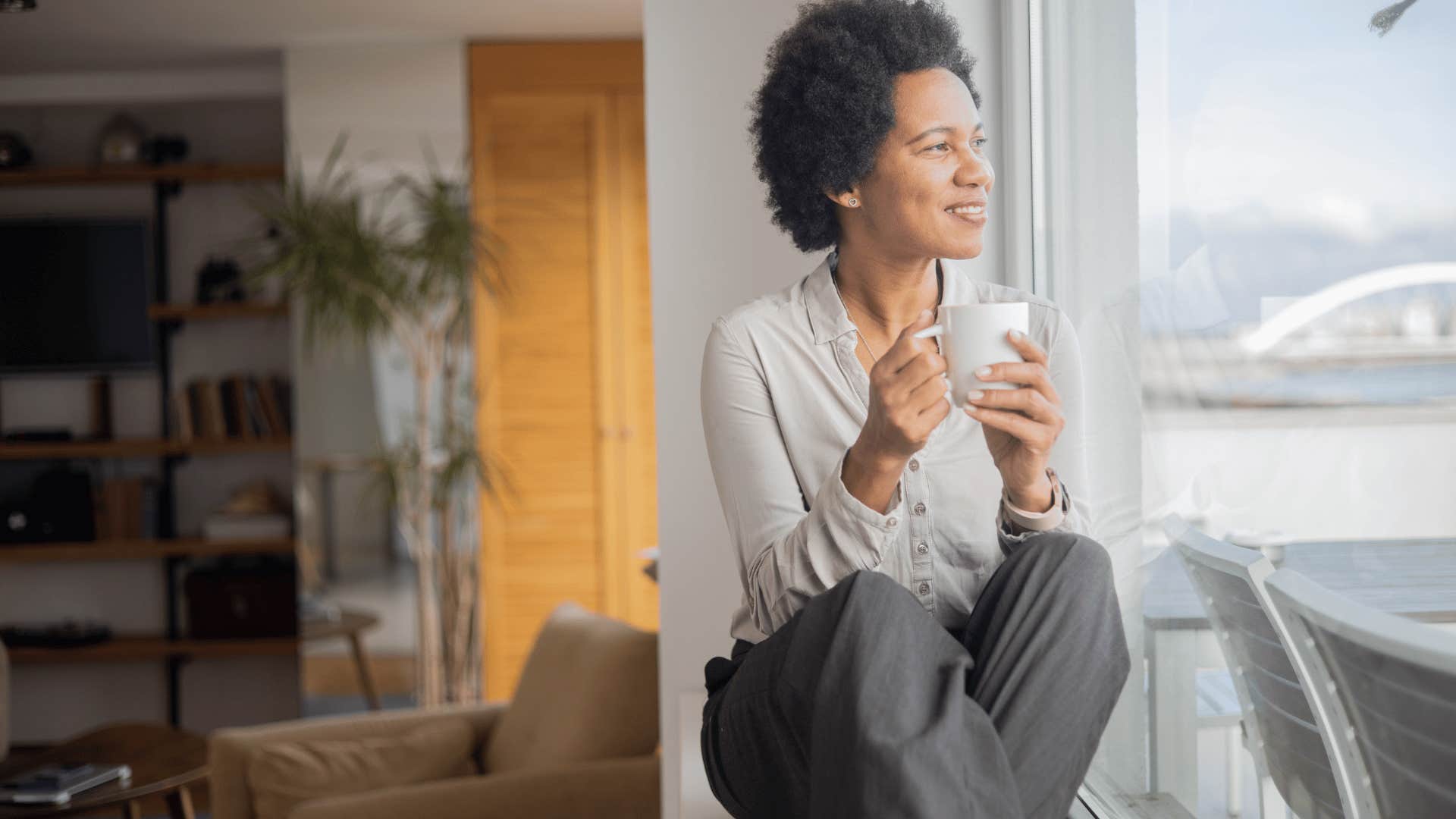 gen x woman who no longer has any interest in worrying about the pressures of success