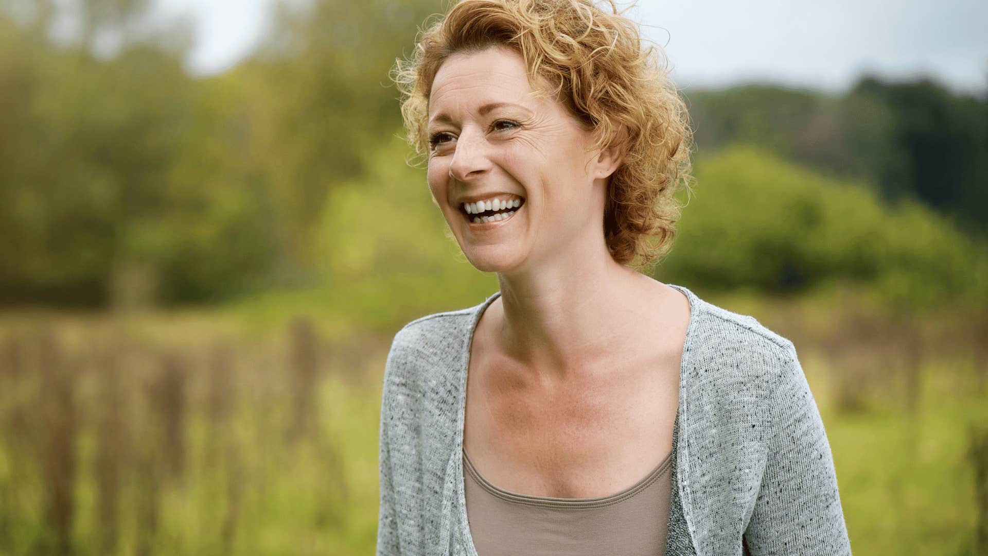 gen x woman who no longer has any interest in worrying about unreachable beauty standards