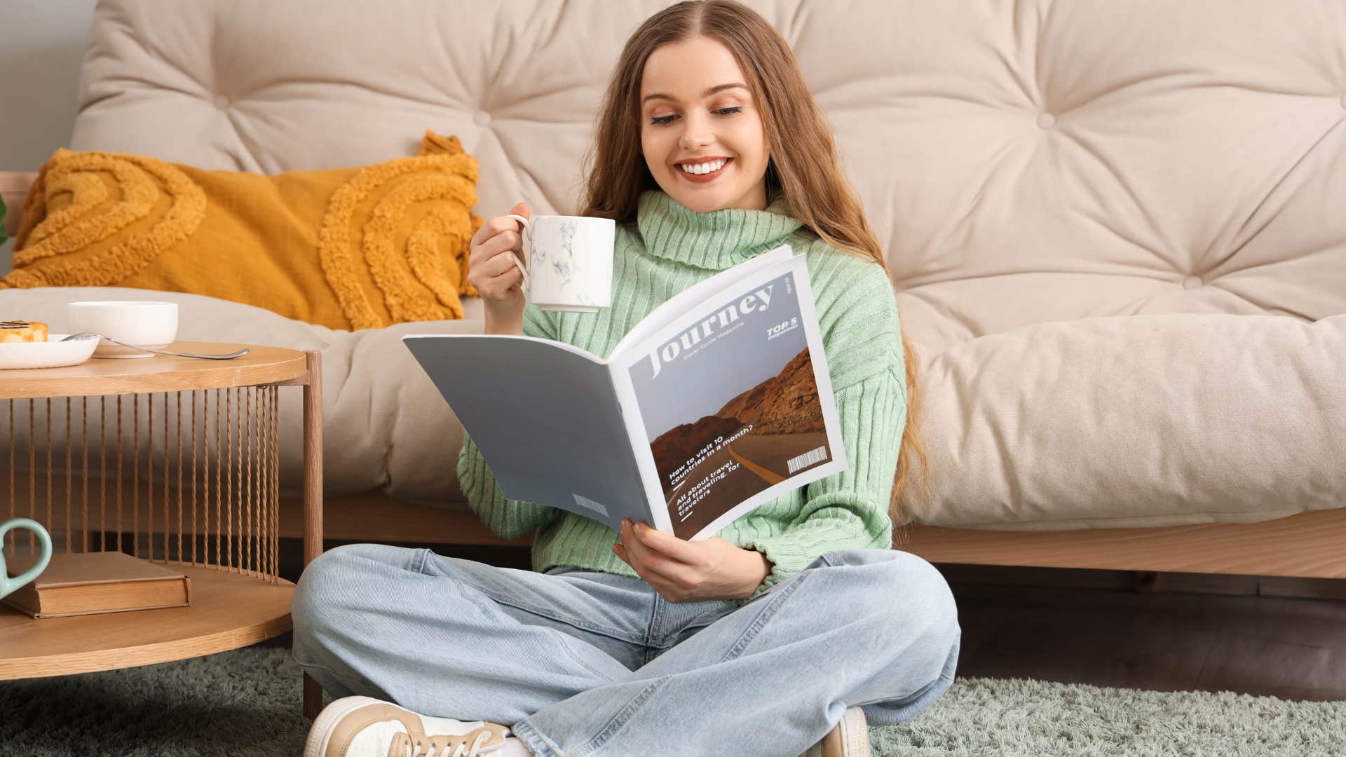 Gen Z woman tries reading a catalog like a millennial 