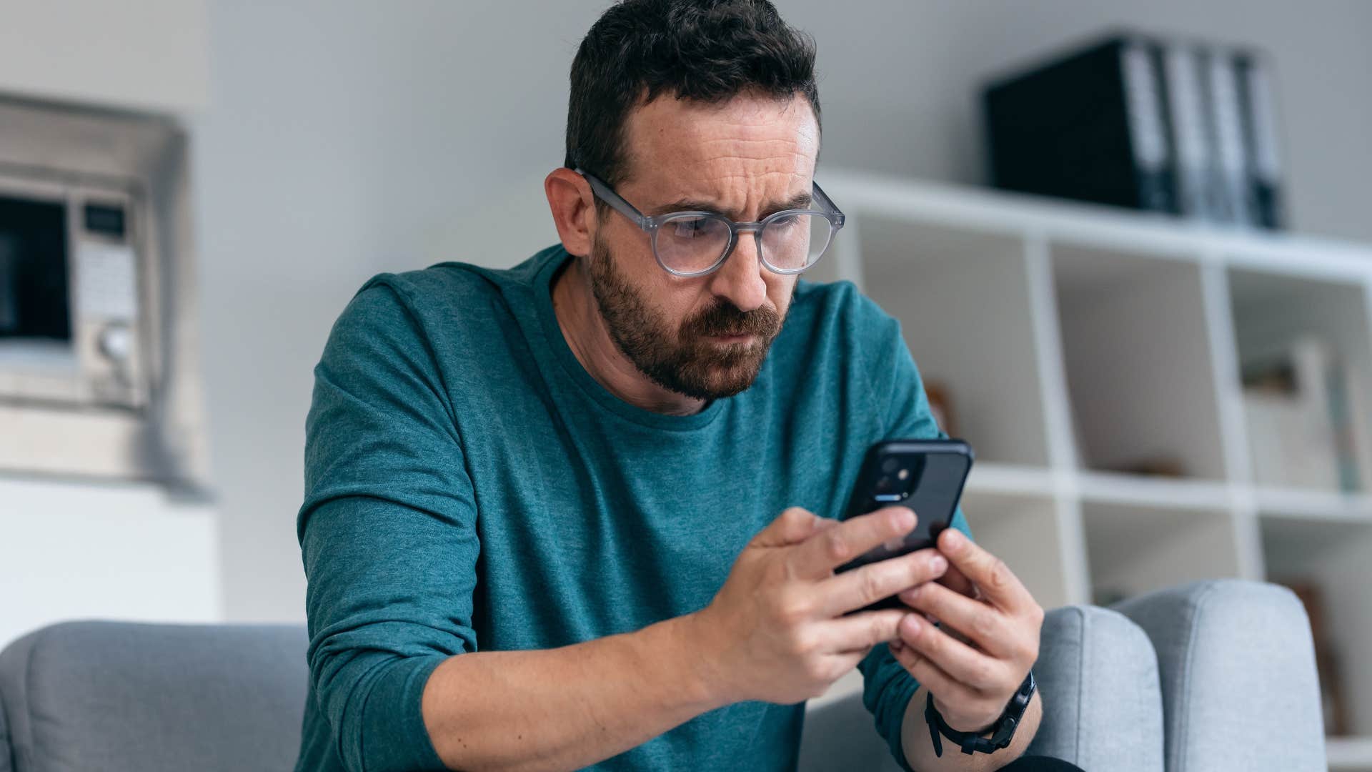 man with poor boundaries following random women on social media