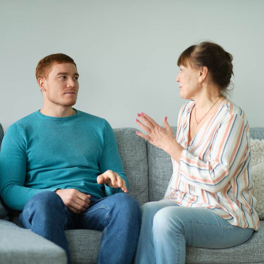 helicopter mom being overbearing with adult son after posting expectations for daughter-in-law