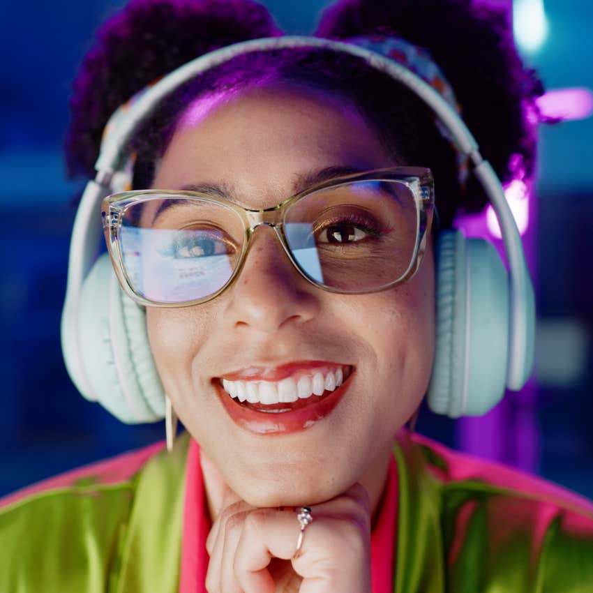 Woman who's most creative on their own at home.