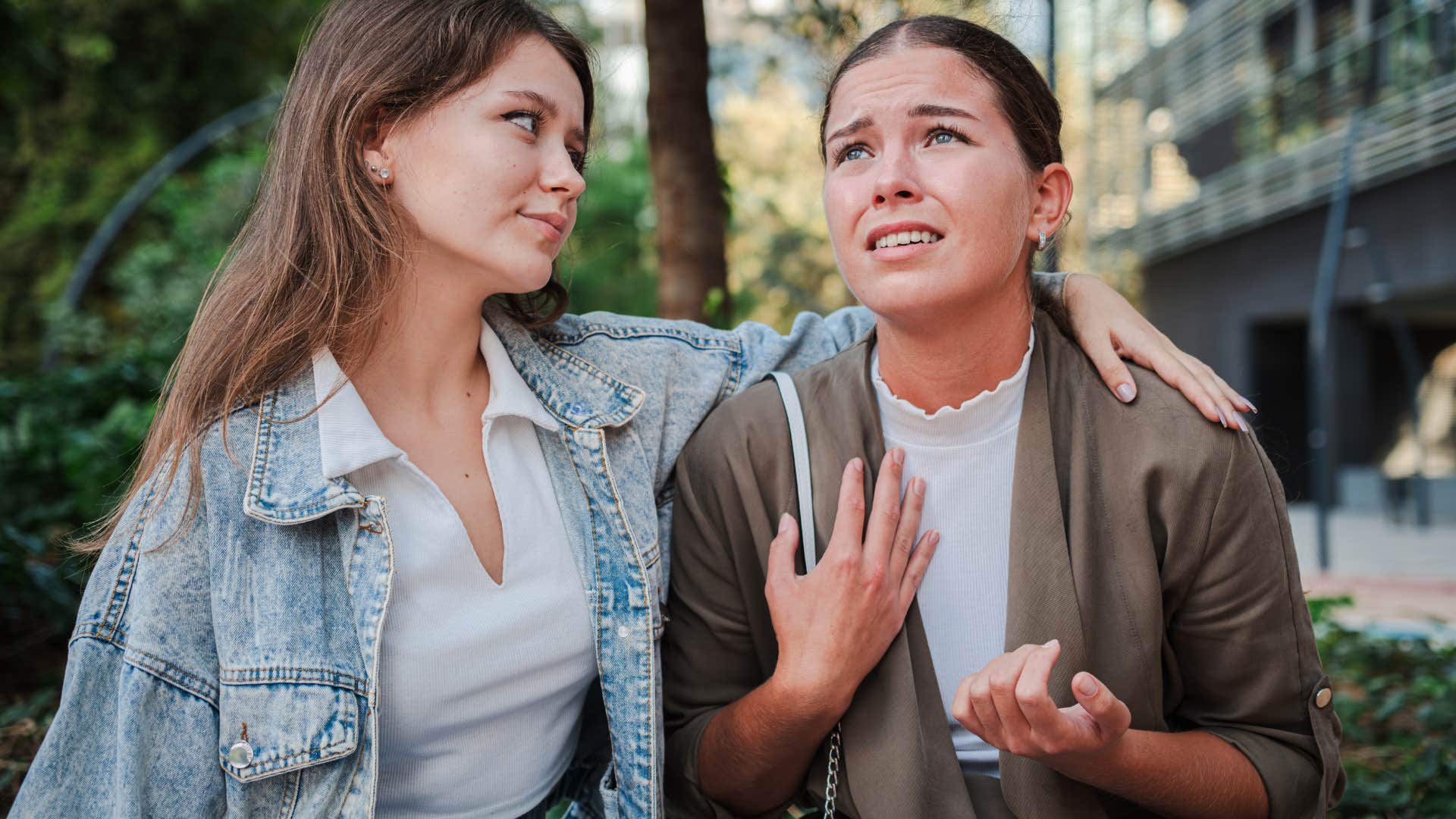 highly intelligent woman confronting friend she trusts