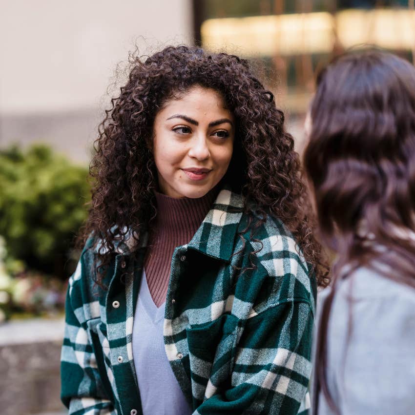 woman telling her sister about her financial problems