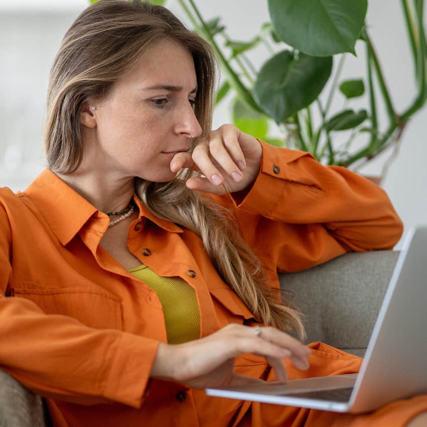 woman typing prompt into chatgpt on her computer