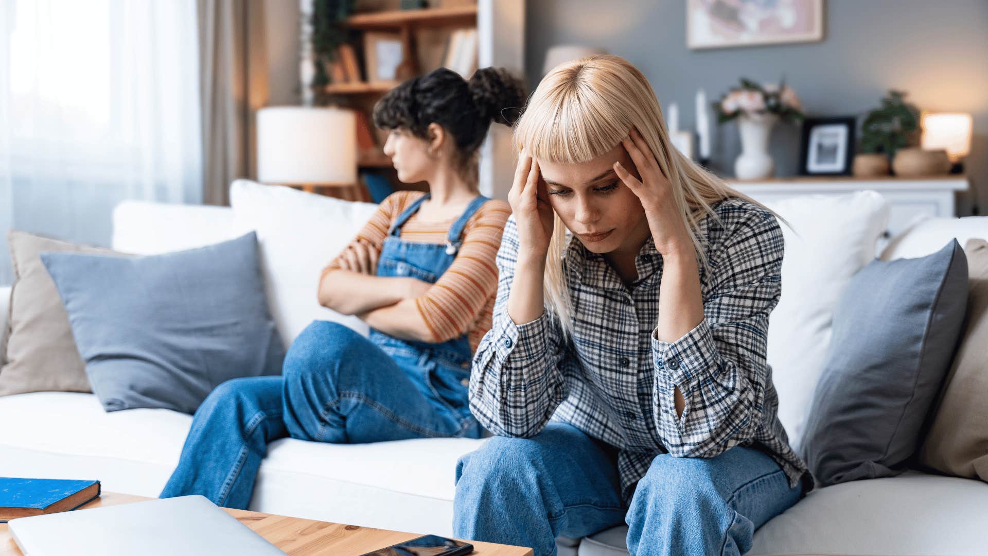 woman who is annoyed by the phrase that's just how i am