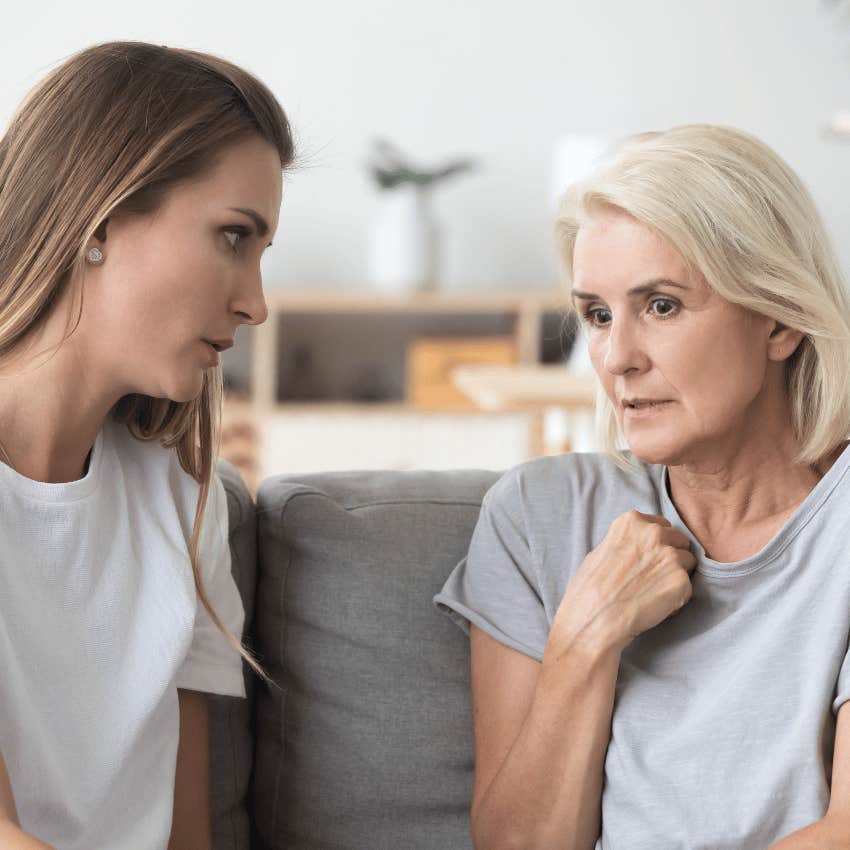 adult daughter who knows its ok to tell her mother when she hurt her feelings