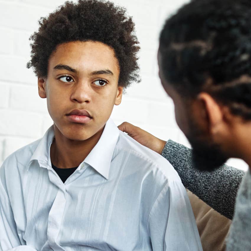 Little boy whose parents did a really good job raising him asking for help talking to his dad