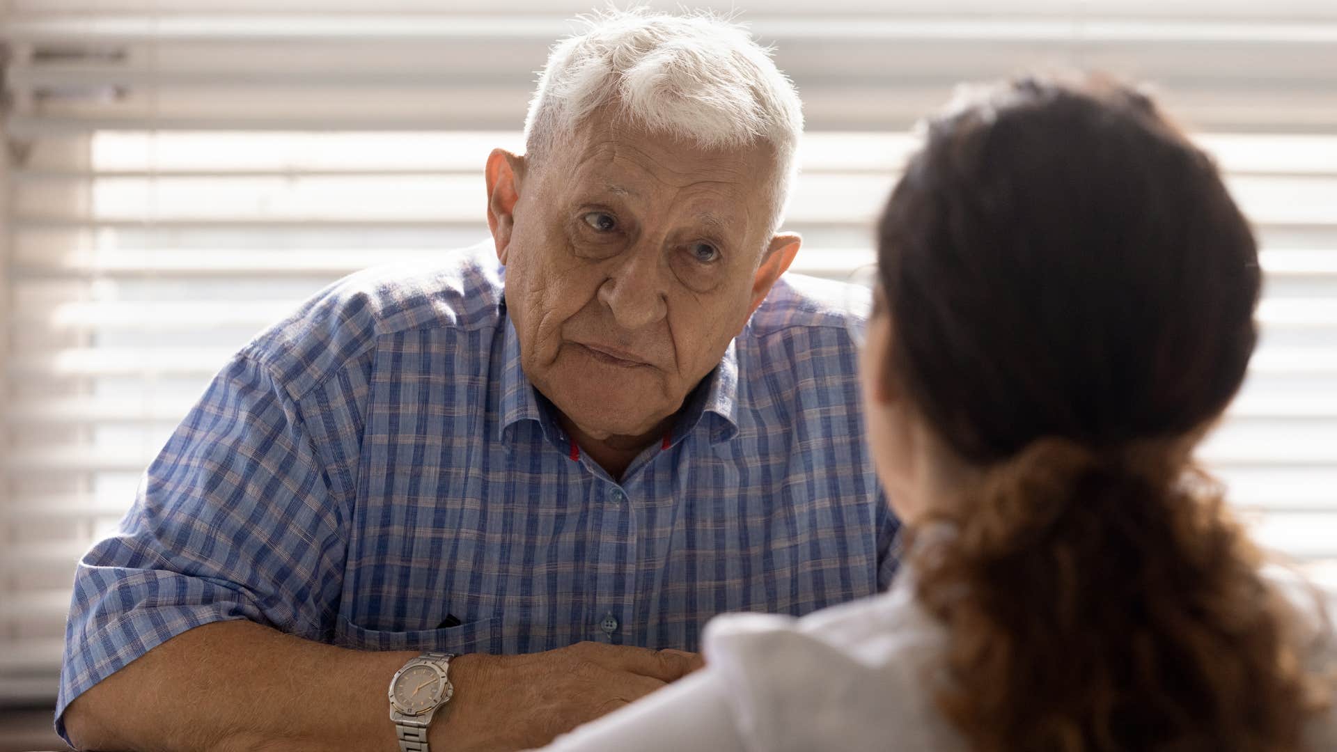 Woman needing to explain themselves constantly to her father.