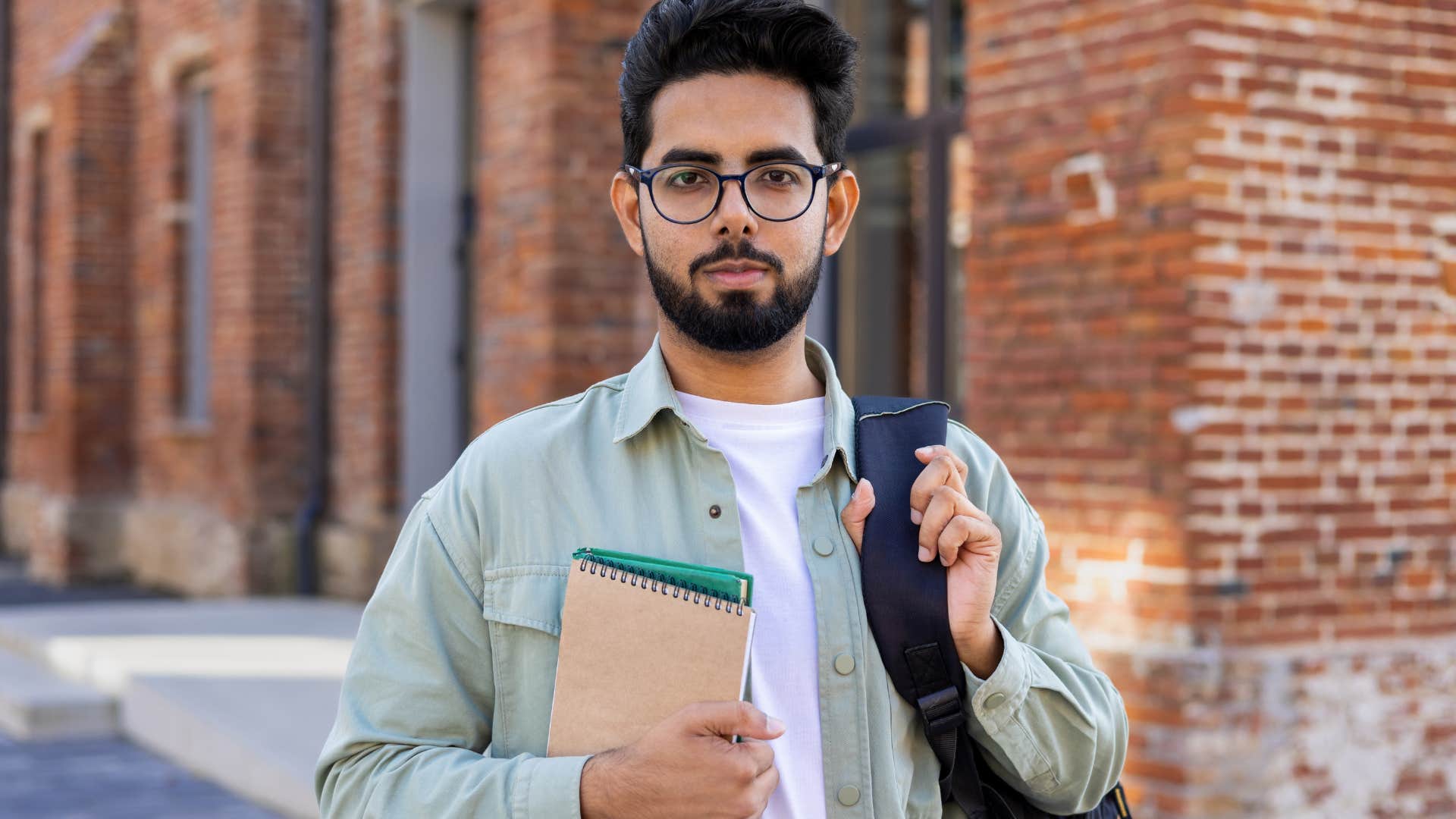 angry man listening to woman say I love your purse