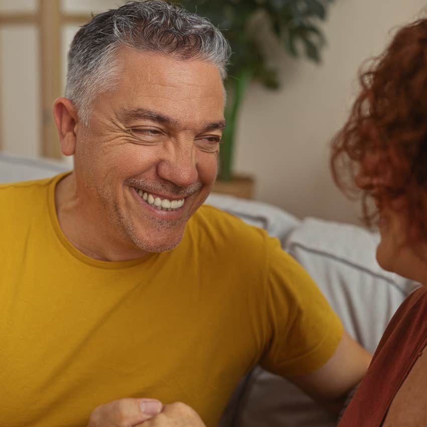 introverted man who pruned his social network talking to his partner