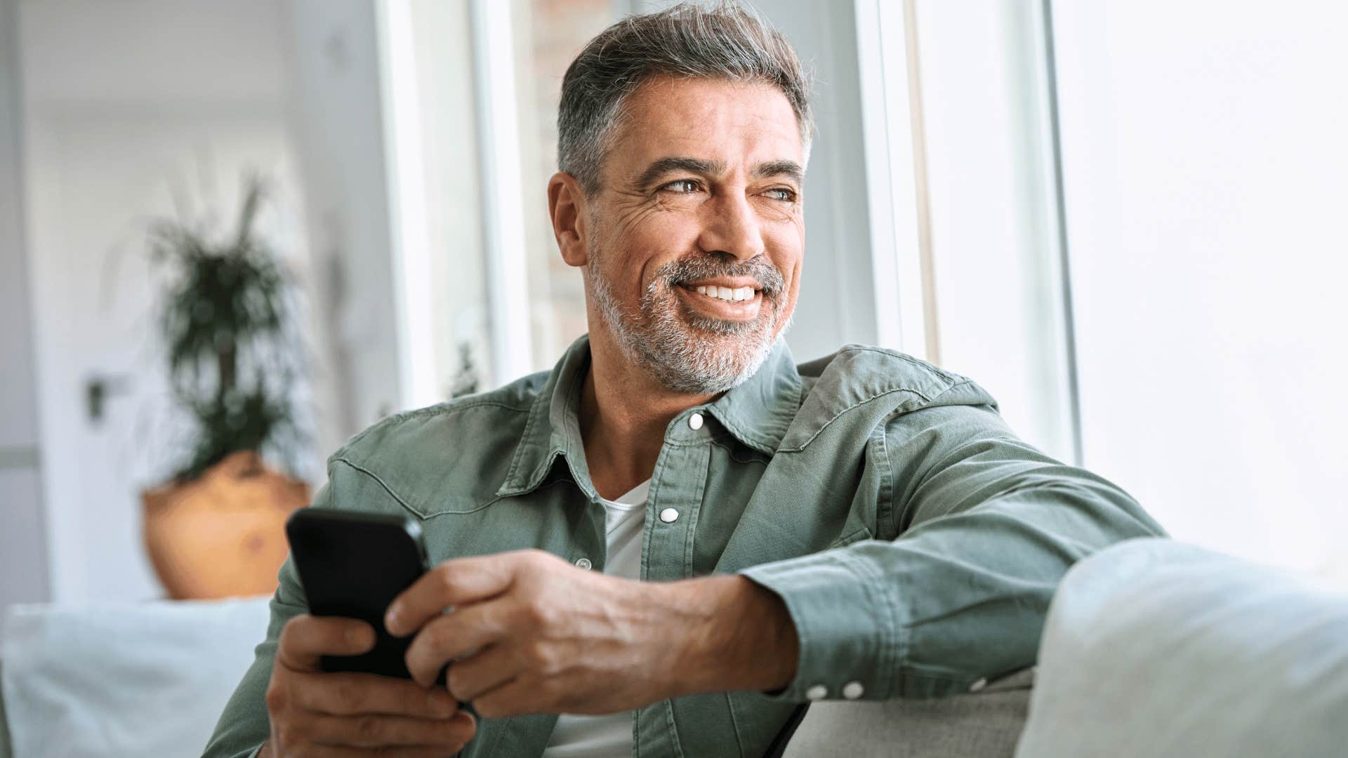 man who was raised in a calm household as he recognizes emotional patterns
