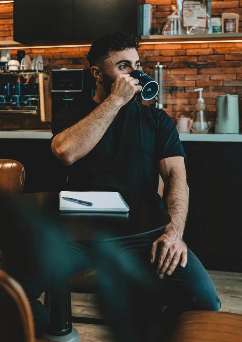 man resetting his life by focusing his budget on saving