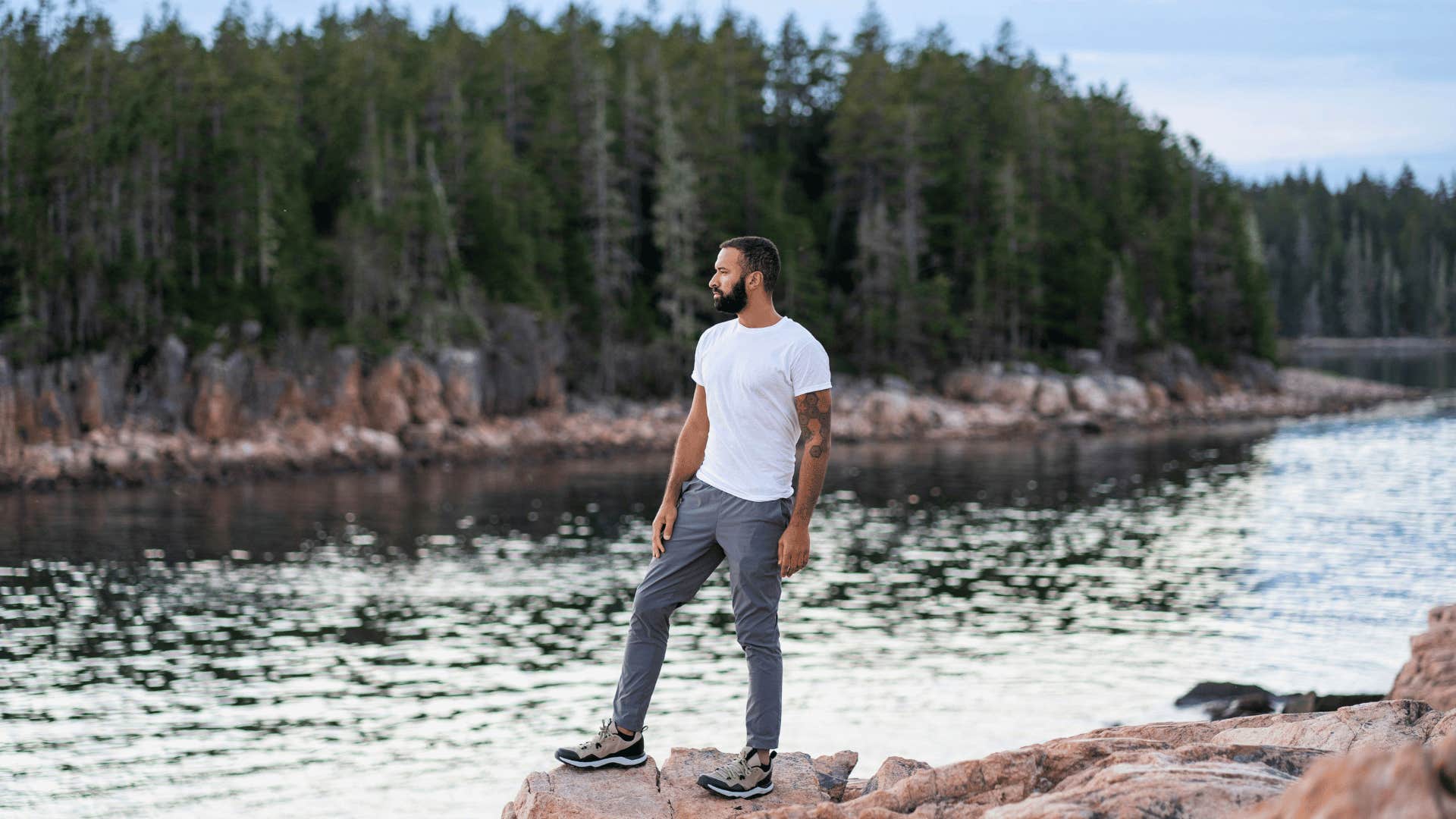 man slowing down to improve his memory