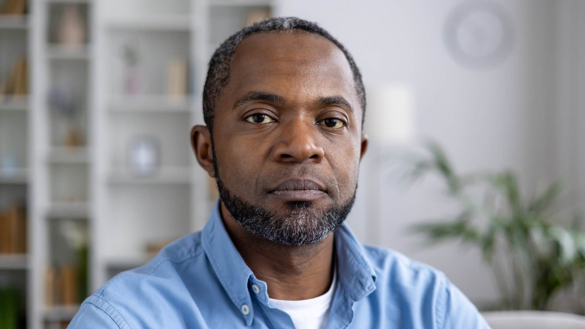 serious man with a big ego thinking you wouldn't understand