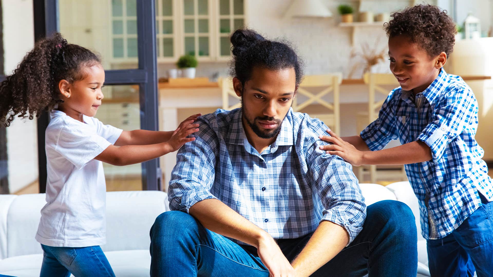 man who loses patience quickly with his kids doesn't make a good father no matter how nice he seems