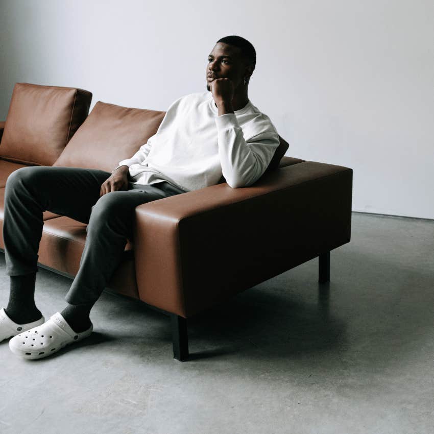 men who can't admit when he needs anyone's help because he was taught that showing emotions makes men weak