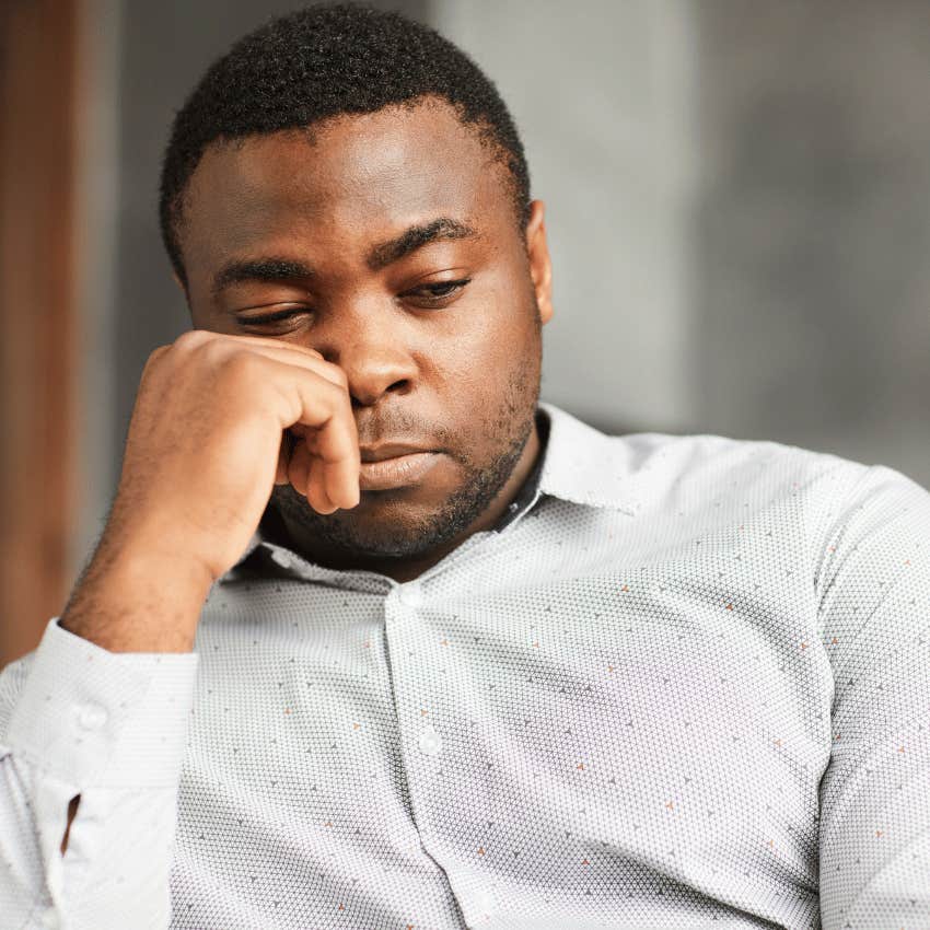 insecure man who constantly start arguments with the woman in his life