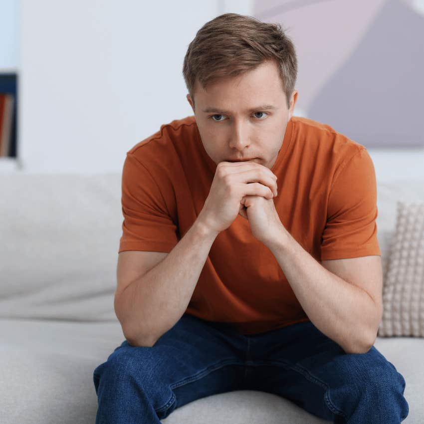 man with poor communication skills who constantly starts arguments with the woman in his life