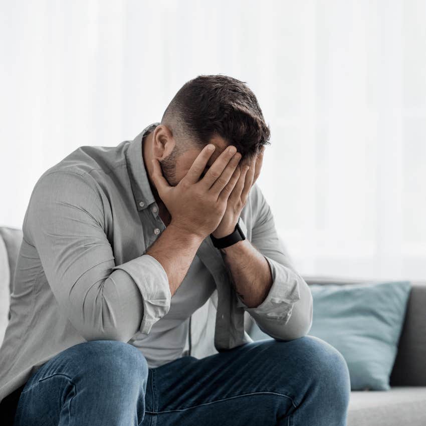 man with unmet needs who constantly starts arguments with the woman in his life