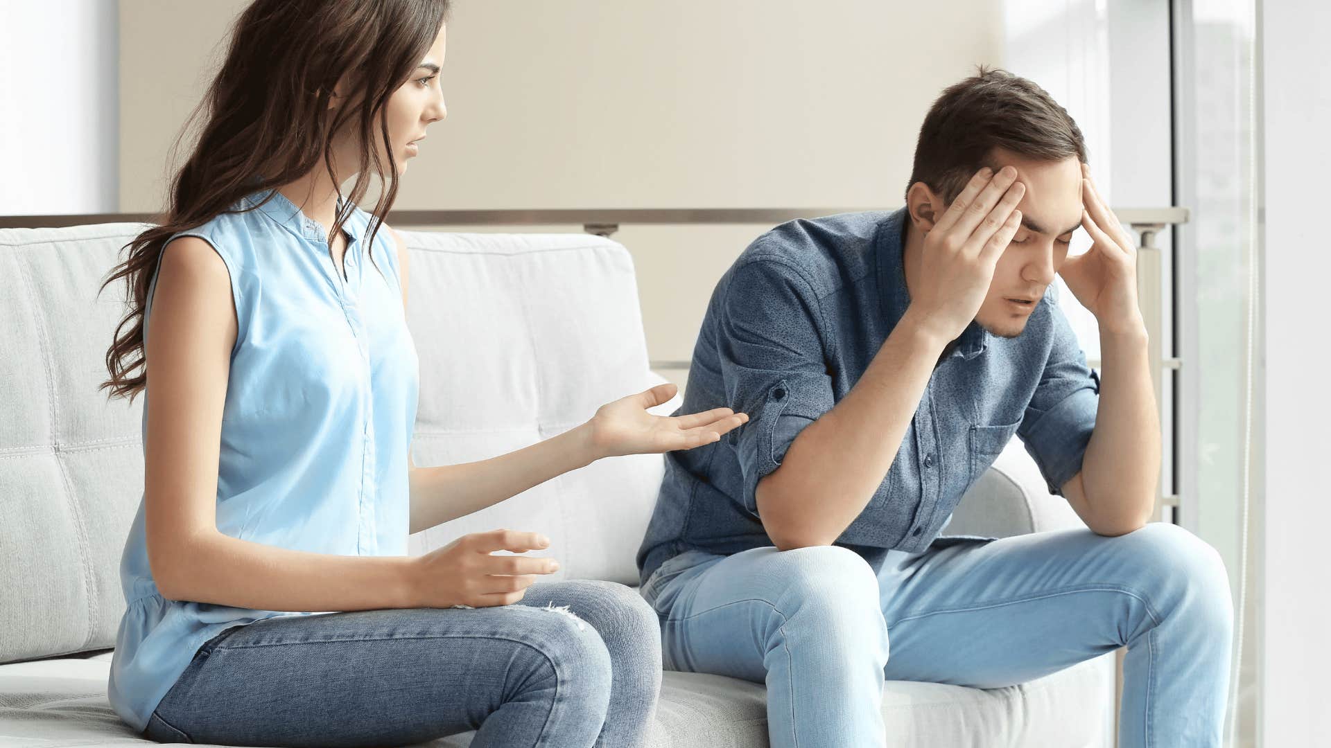 ashamed man who needs to control everyone and everything