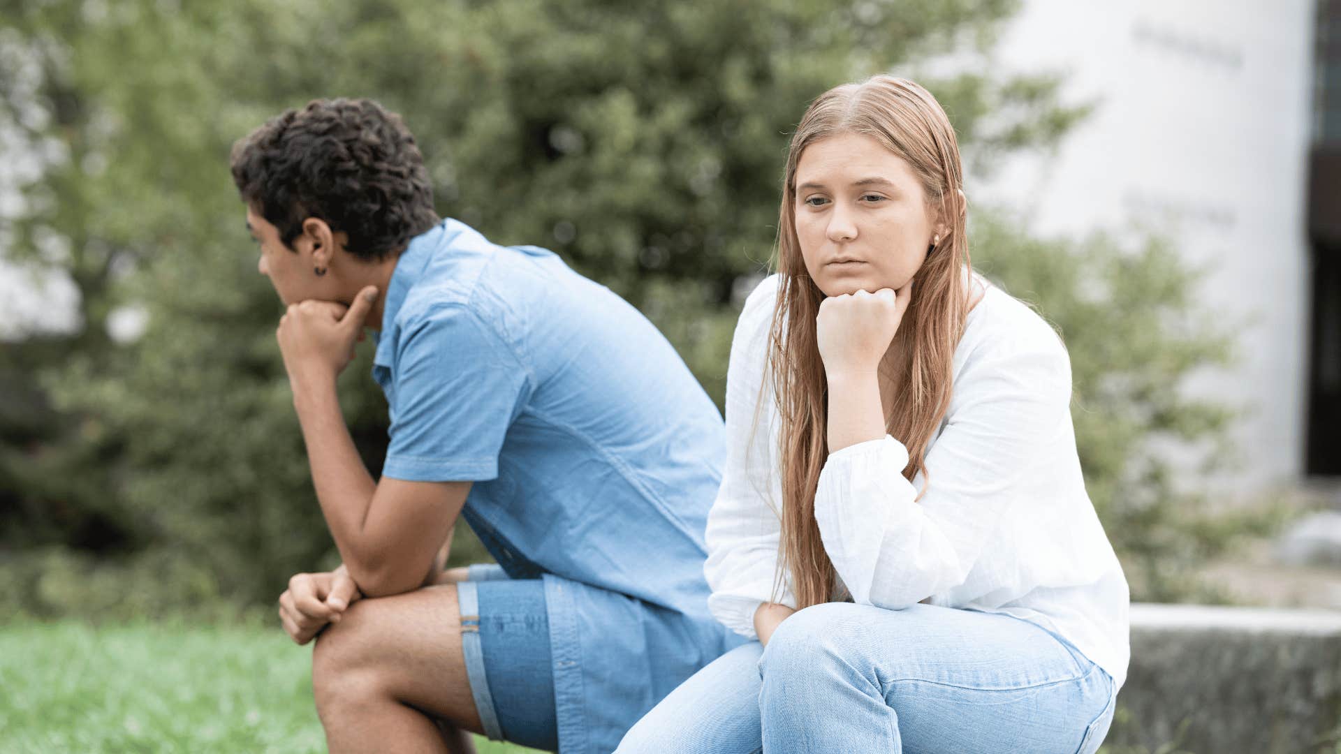 man who seemed easy to love telling a woman she doesn't understand him