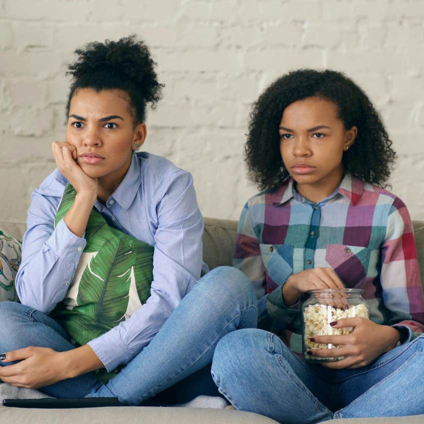 gen zers watching show with subtitles