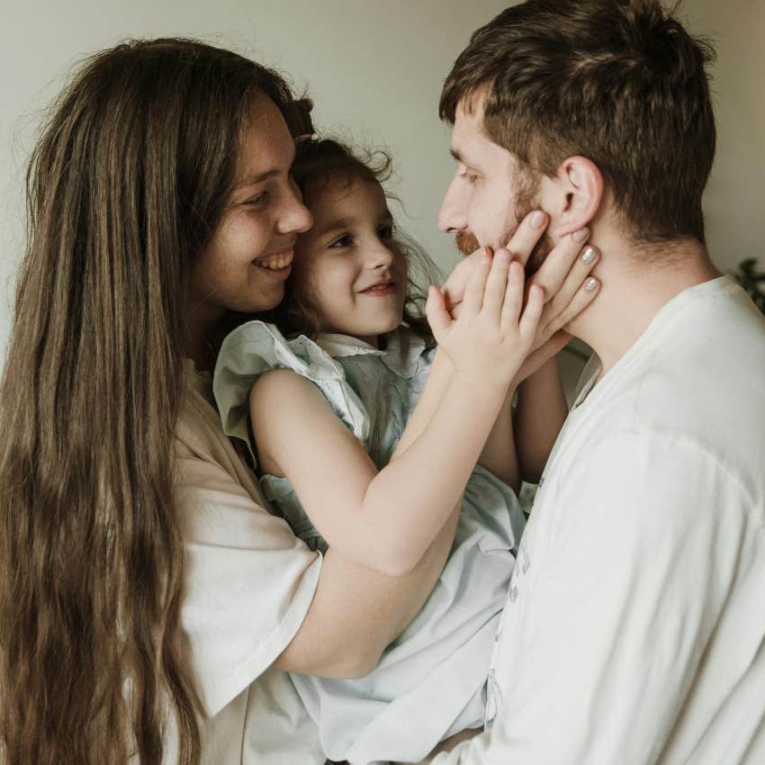 emotionally supportive parents with their child