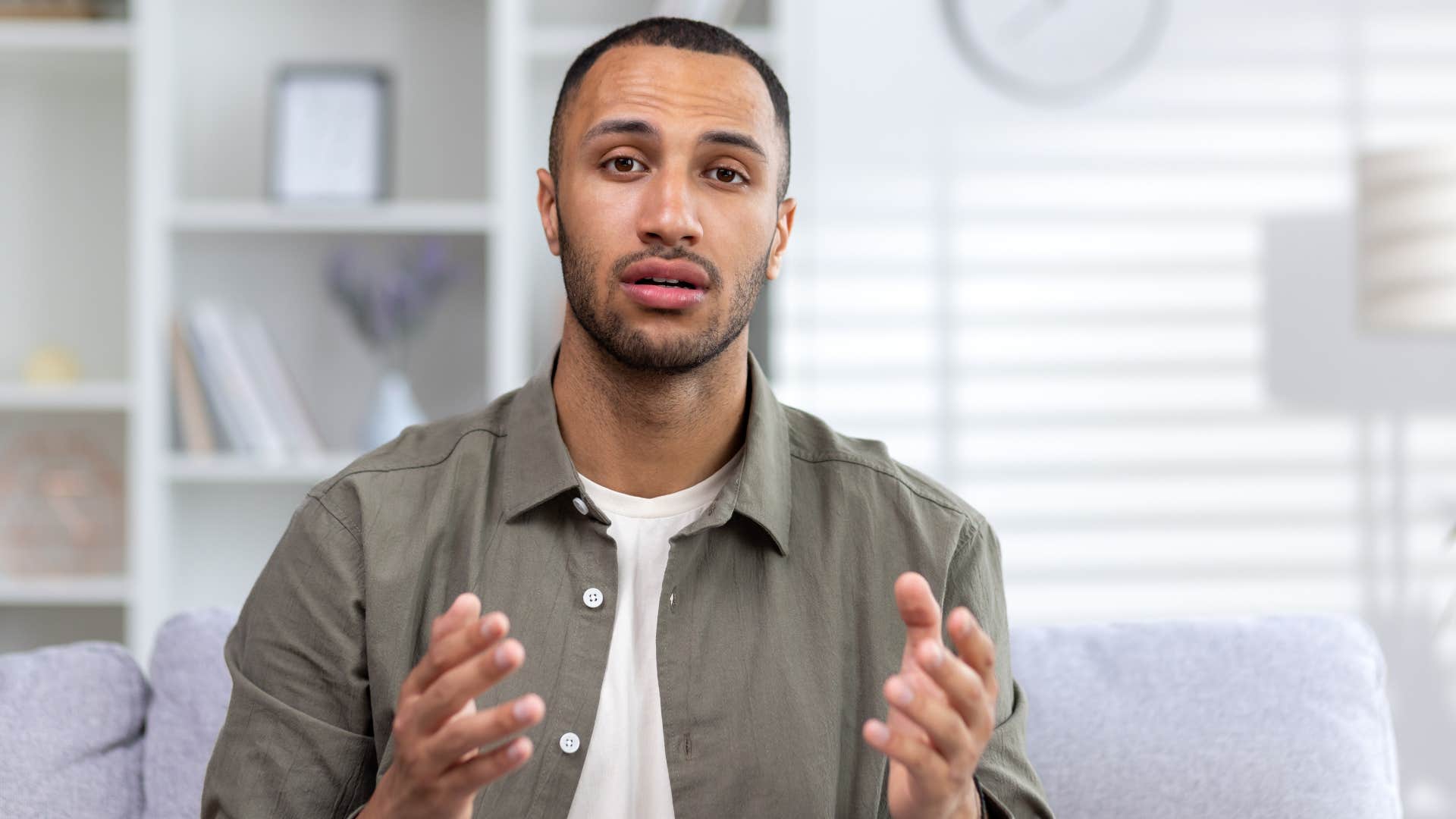 confident man over 40 with the attractive trait of admitting when he's wrong