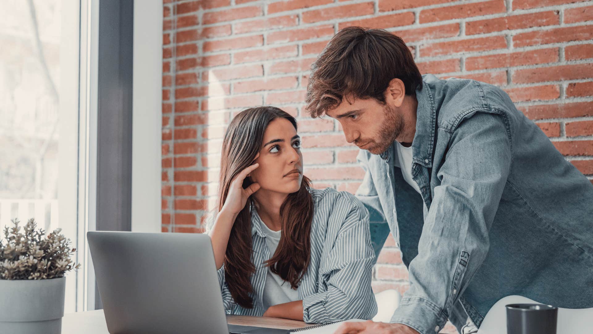 woman ruining her relationship by saying the phrase I'm busy
