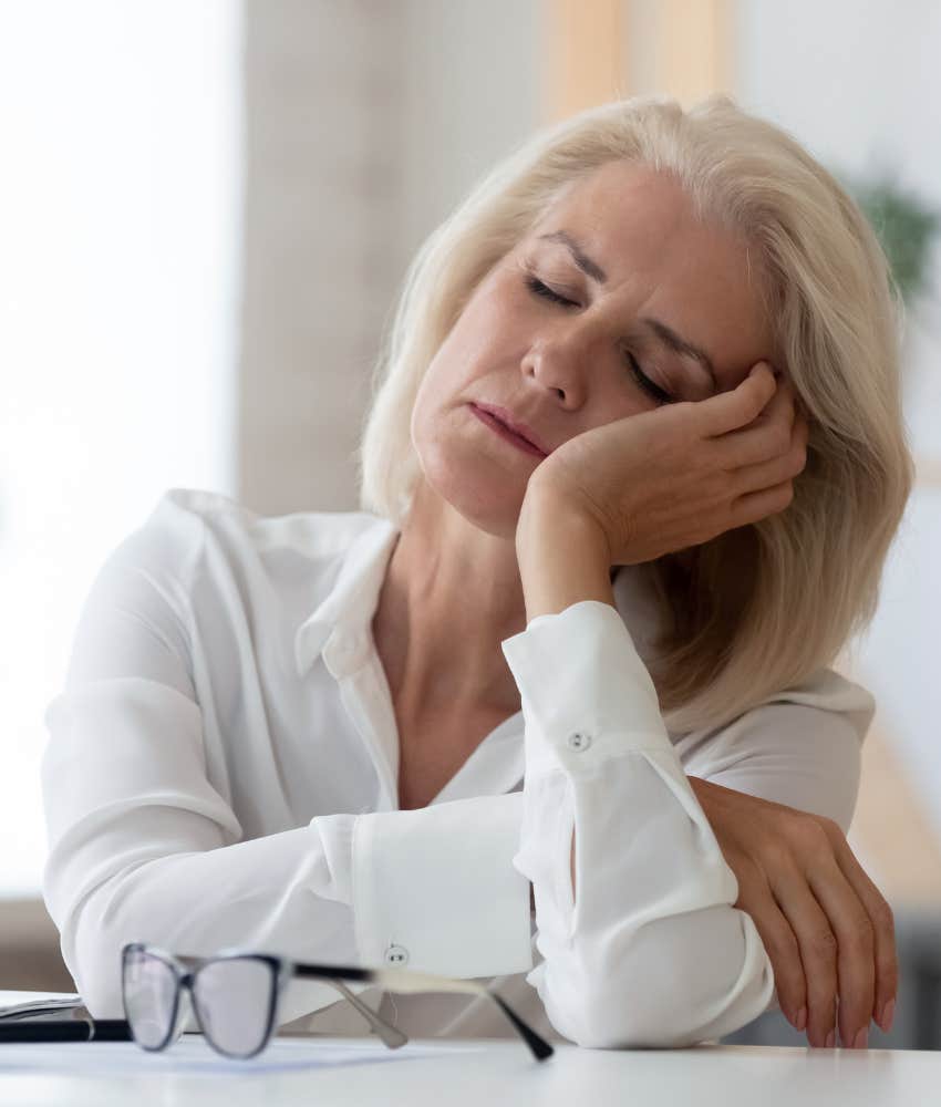 low energy older person didn't sleep well