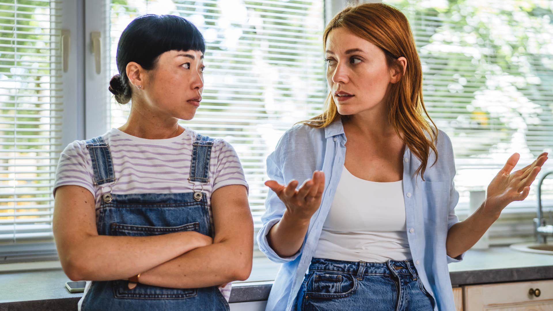 woman who never fully resolves issues with a friend