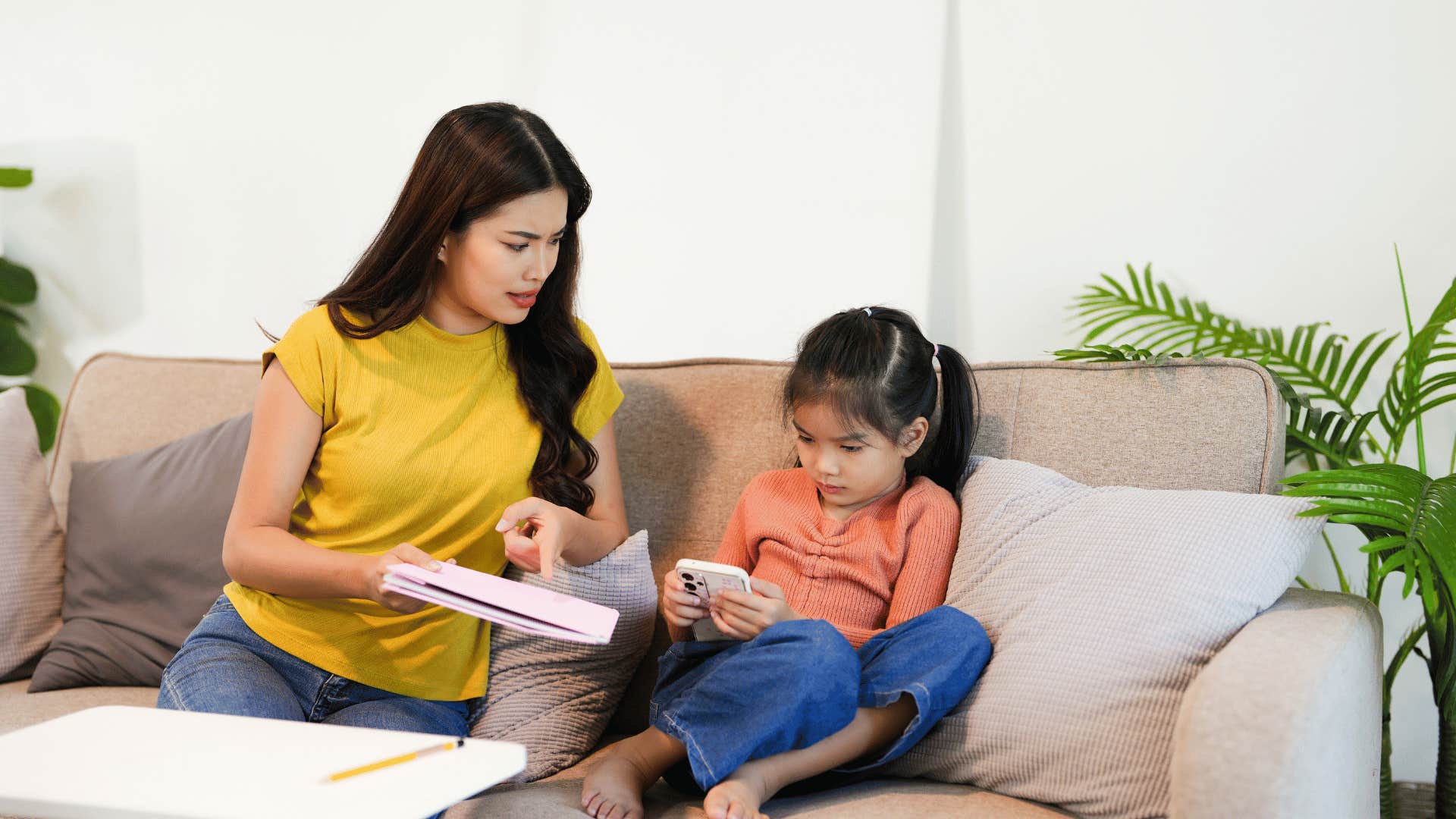 parent who doesn't follow through that teaches kid she's worth it but only to a certain price point