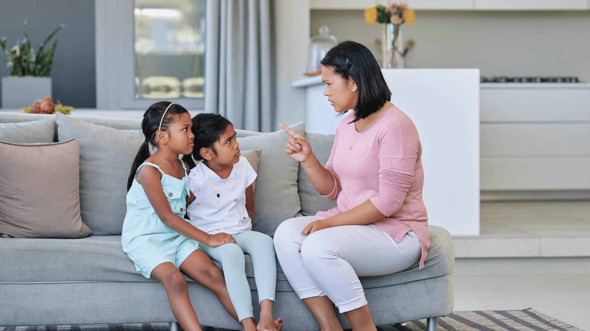 parent who doesn't follow through that teaches kid their family might abandon them