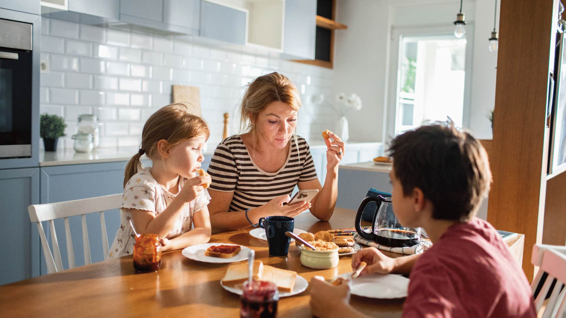 parent who doesn't let her kid learn from her own mistakes as she steps in during social situations