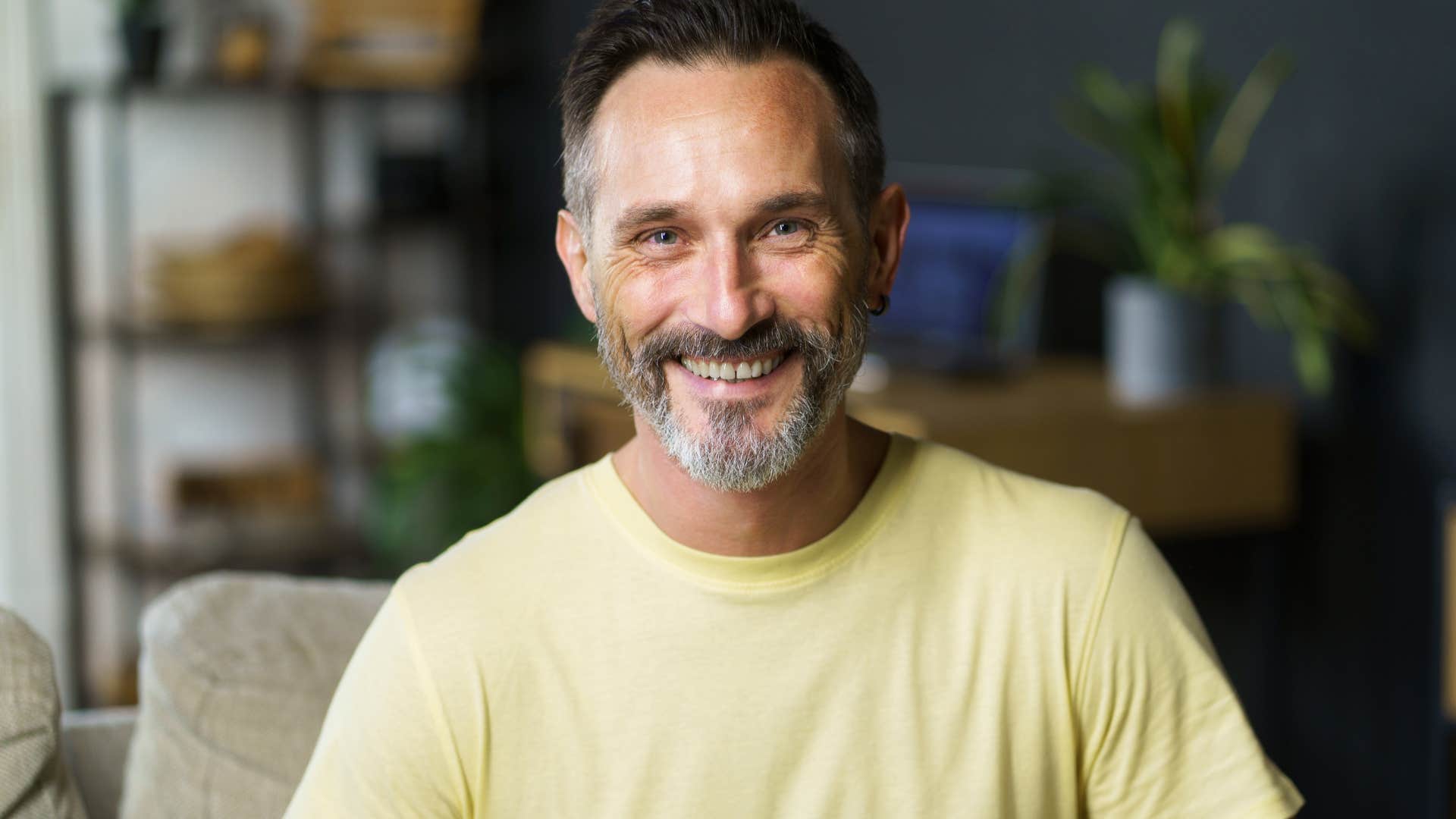 man crafting an ultra-authentic style at home