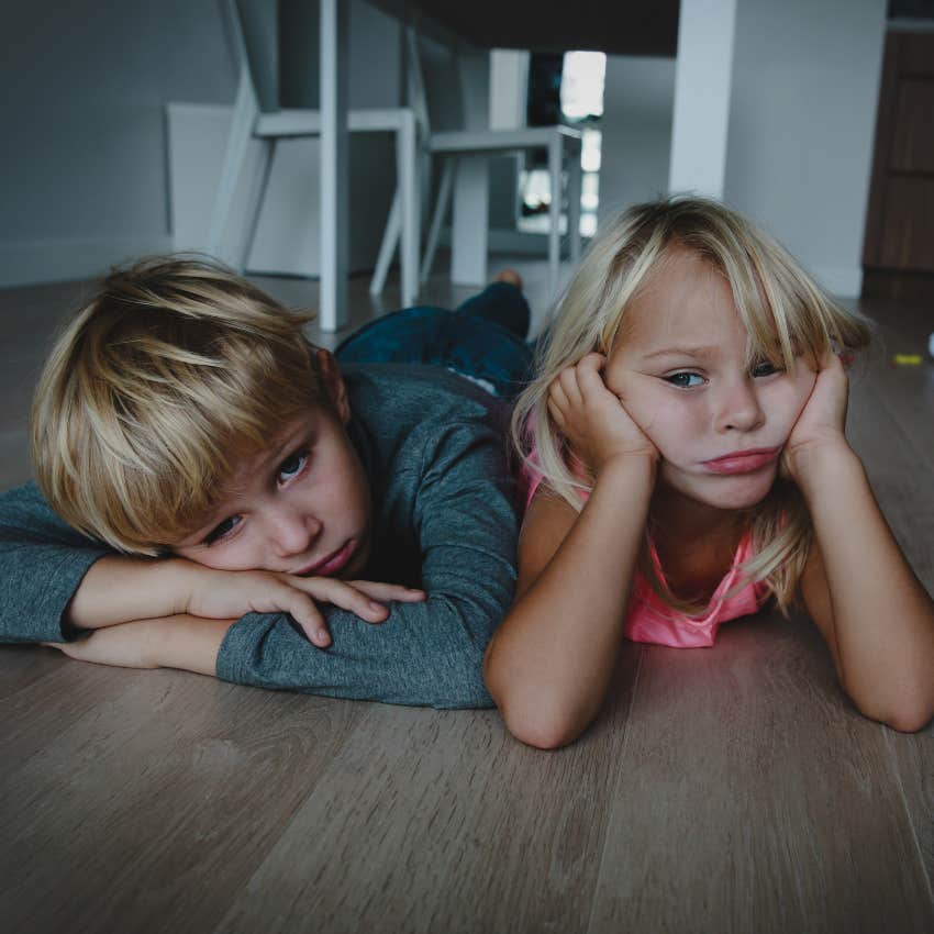 Kids facing boredom alone at home