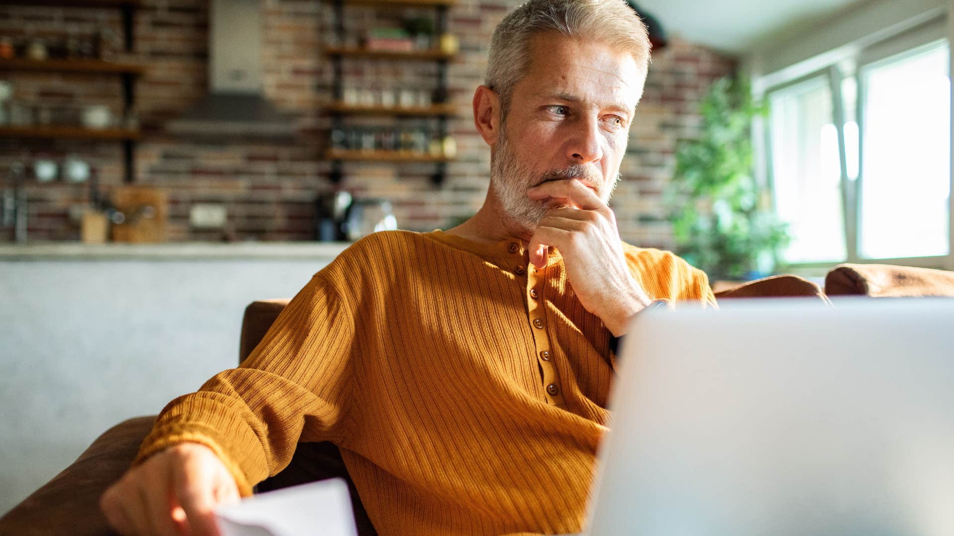 man with adhd having niche fixations and interests sitting alone