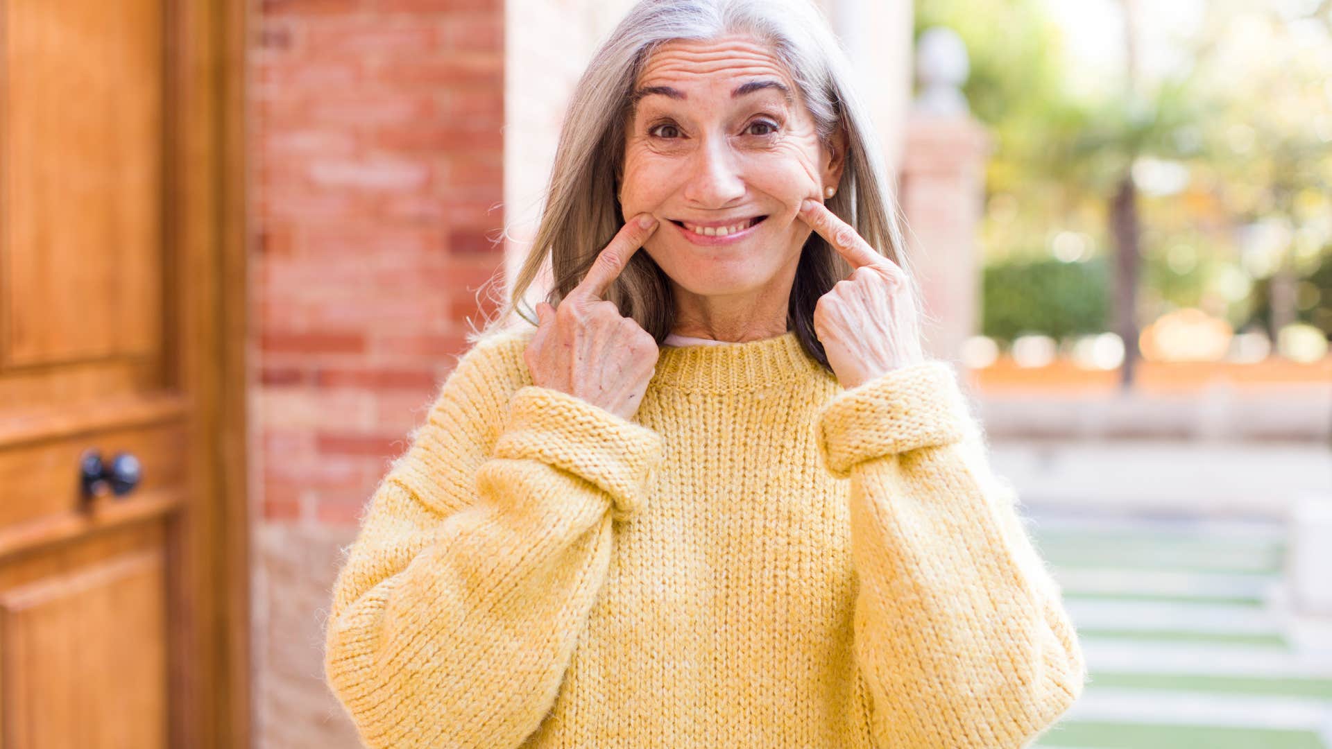 woman who feels pressure to be happy