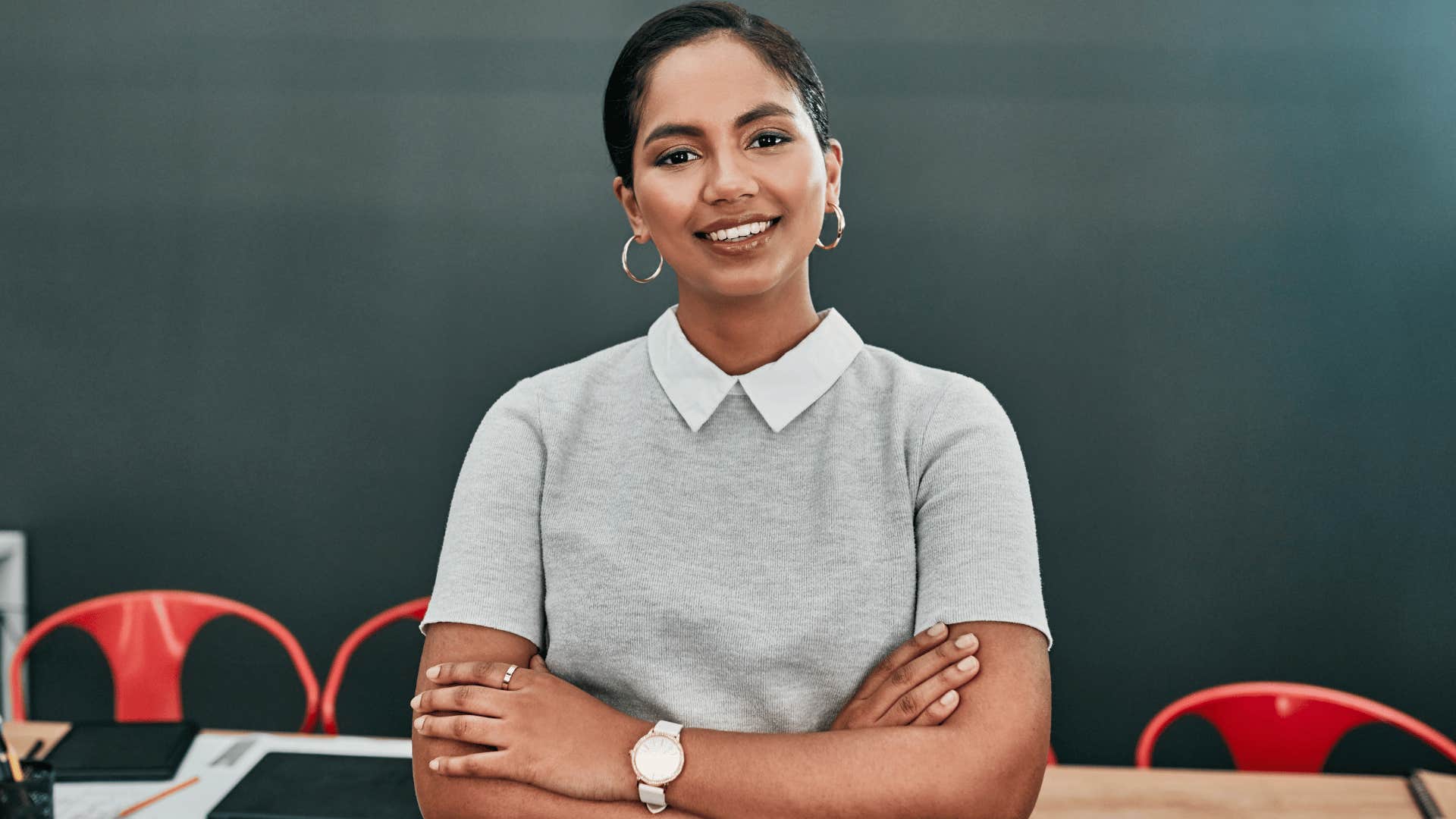 woman who rarely overreacts as she chooses when to engage