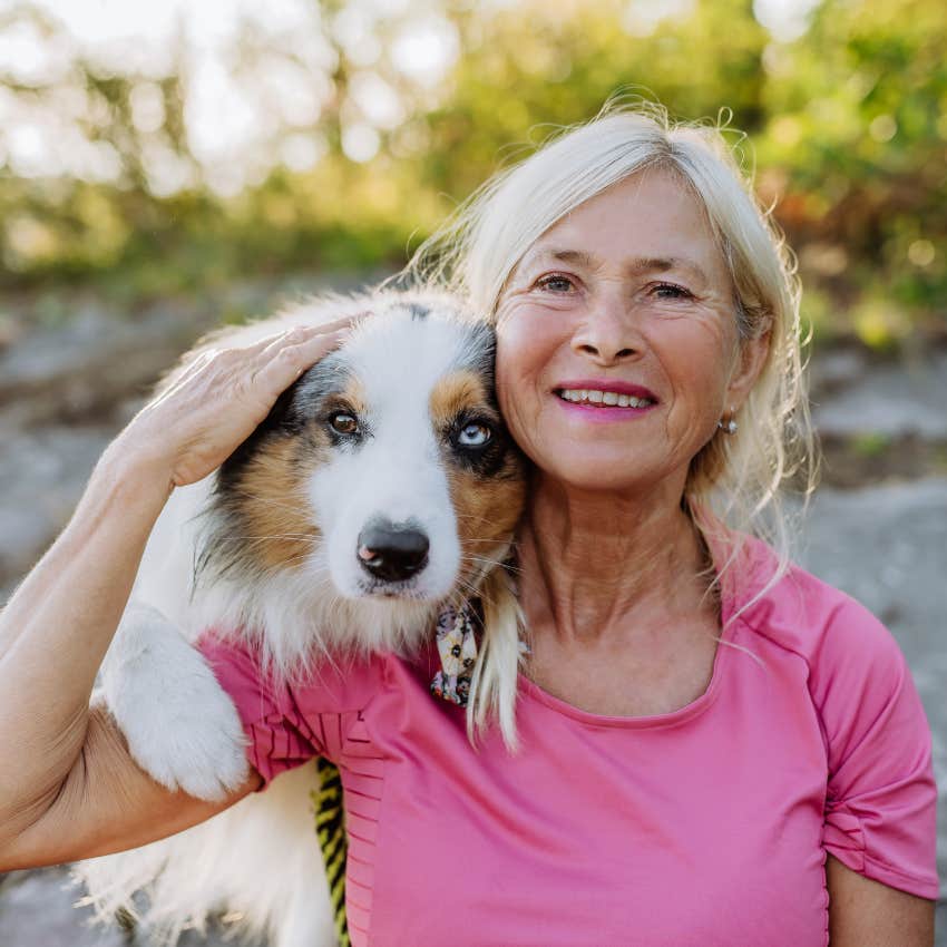 woman who loves her dog has a big heart which makes her an excellent life partner