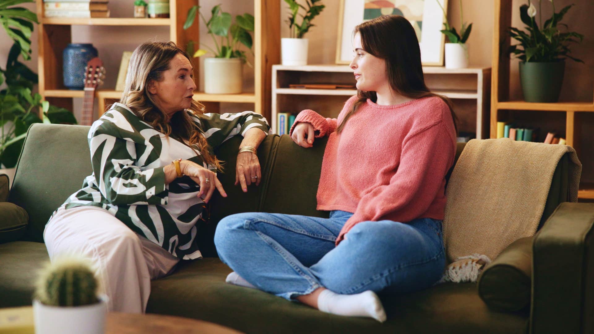 mom telling adult daughter you don't need to have everything figured out