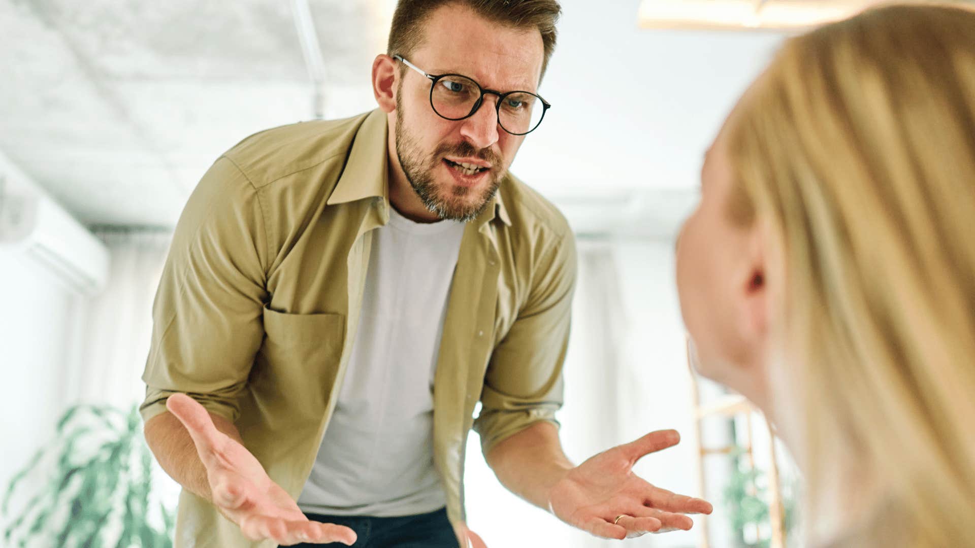man who has lost respect for woman as he says do whatever you want