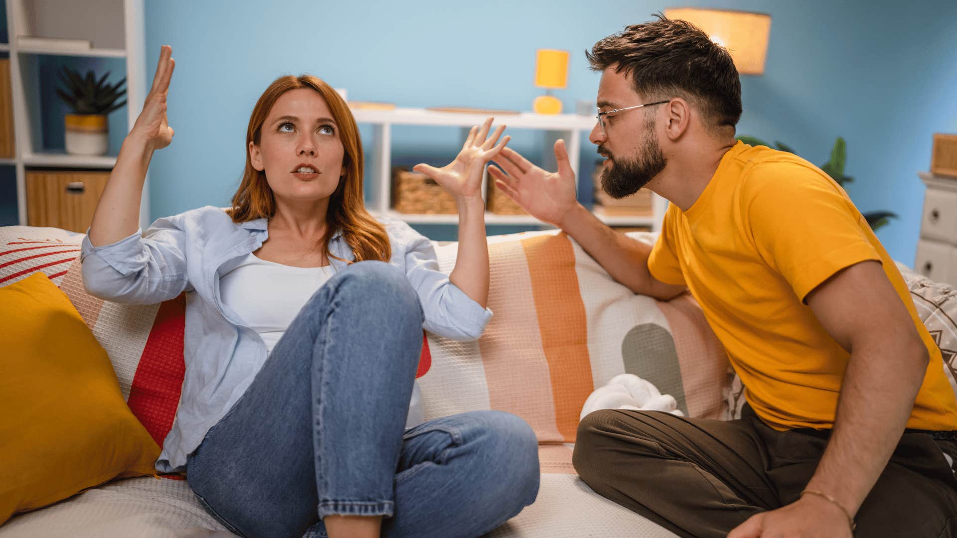 man who has lost respect for woman as he says you're overthinking it