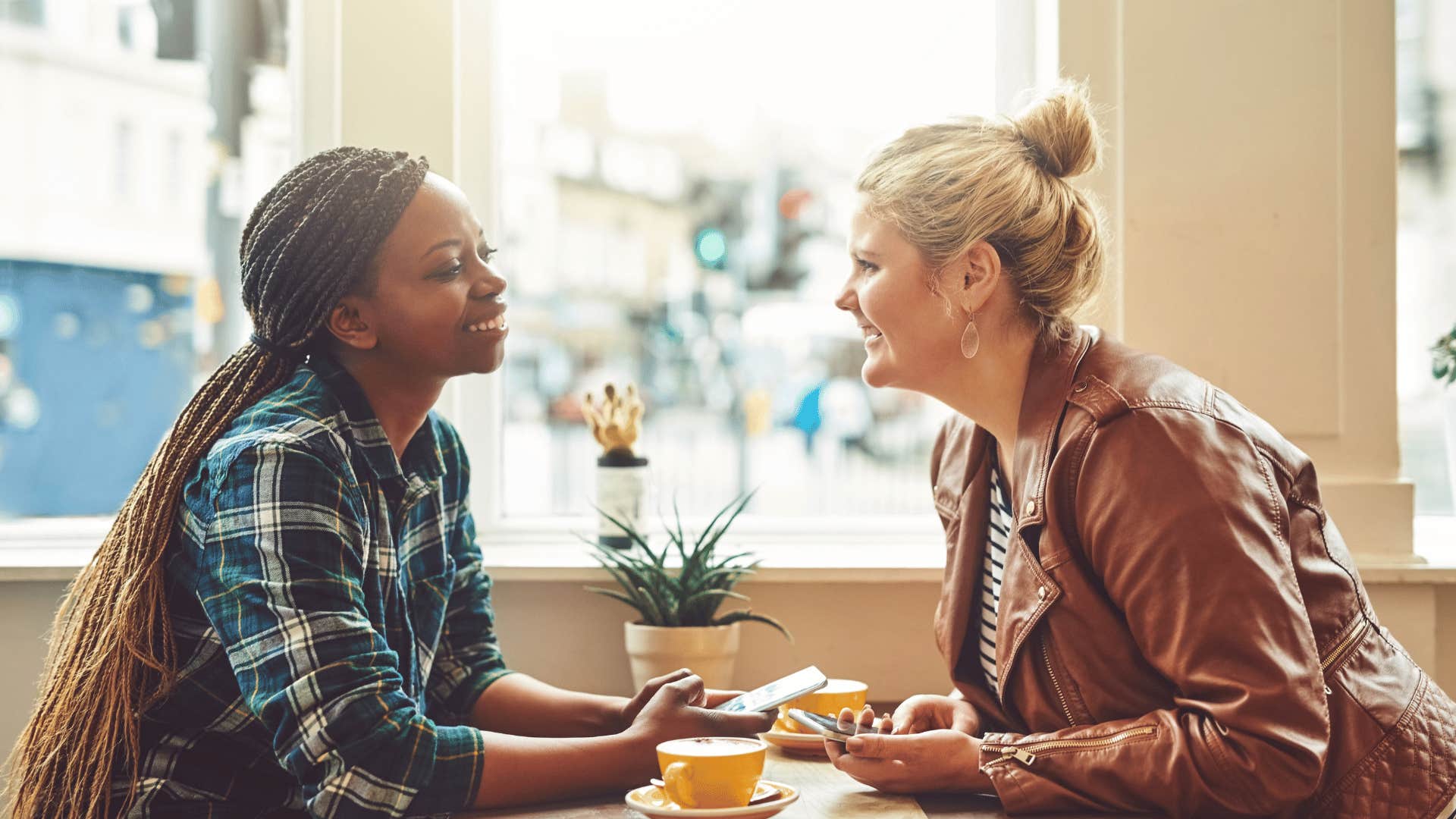 woman with an exceptionally high eq saying let's talk this through