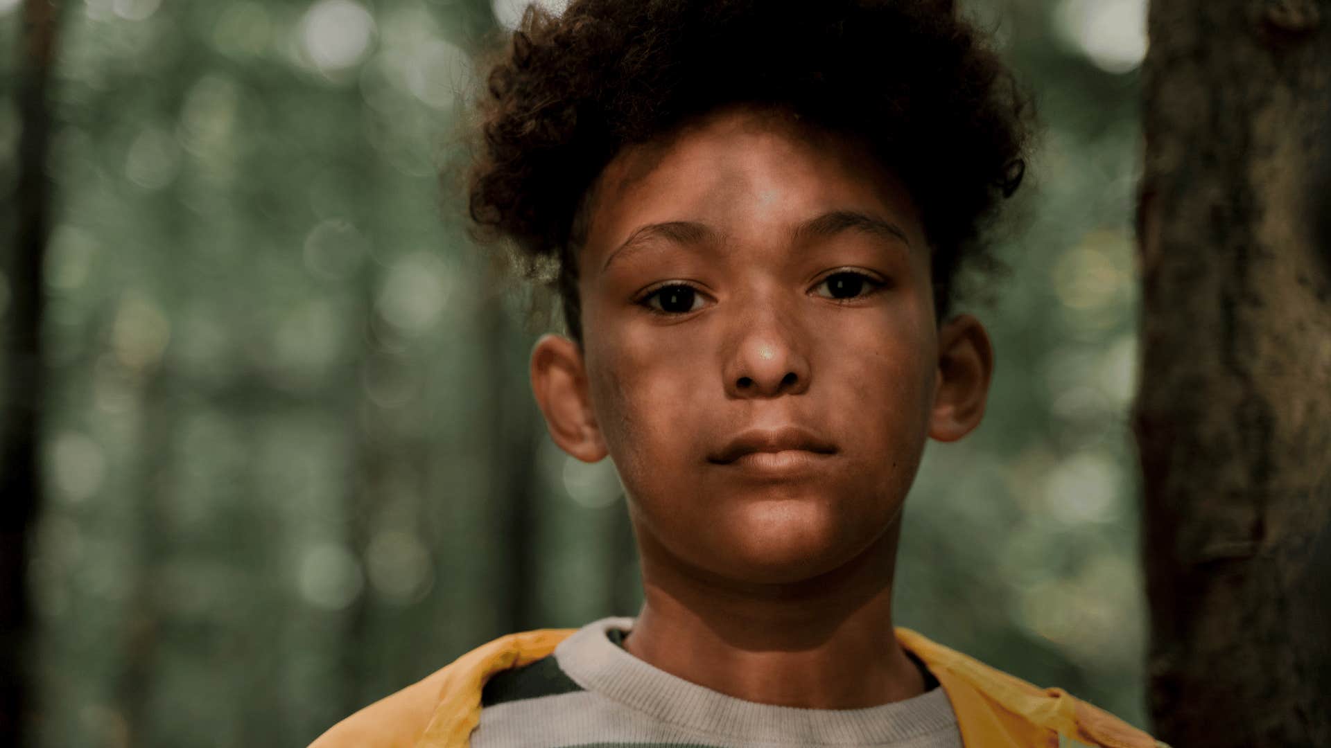 boy who is uptight because he is being raised in a house full of stress