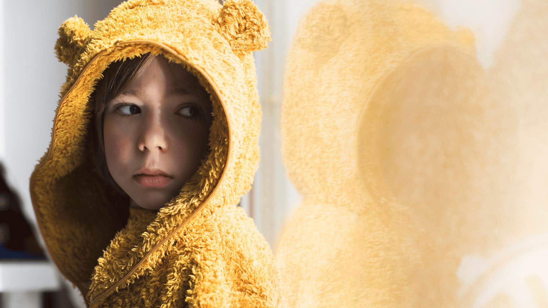 kid who struggles with trust issues because they are being raised in a house full of stress